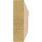 Ekena Millwork 2in. W x 8in. H x 24in. L Del Monte Woodgrain TimberThane Rafter Tail, Primed Tan RFTUR02X08X24DELRCPR - alternate 6